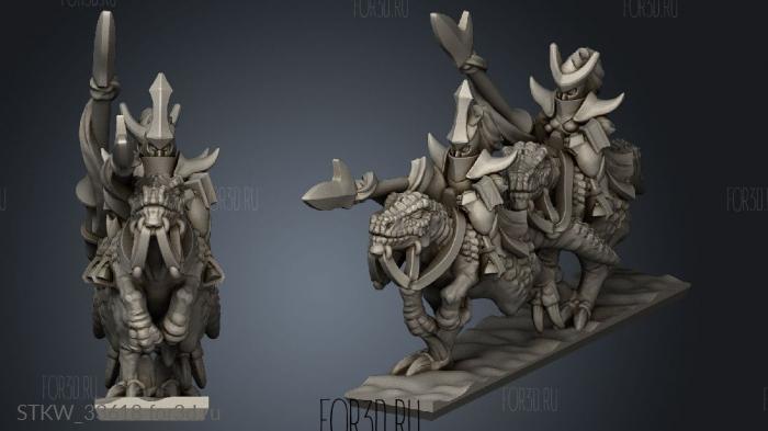 Lizard Riders Blank stl model for CNC