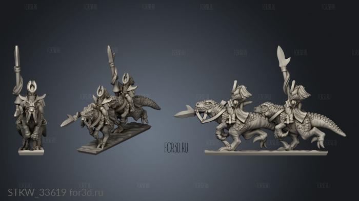 Lizard Riders Blank stl model for CNC