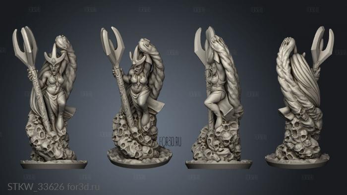 Sorceress 3d stl модель для ЧПУ