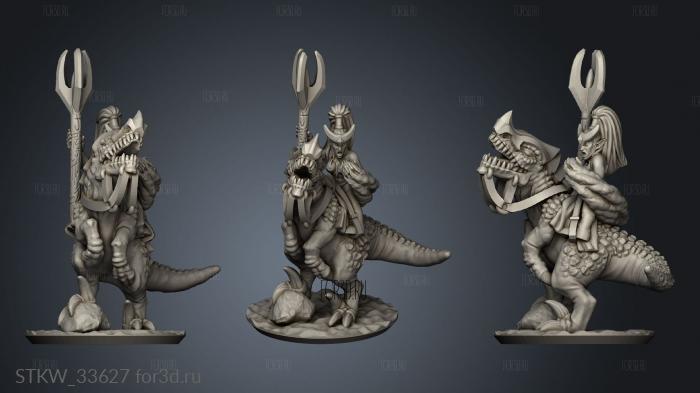 Sorceress Lizard 3d stl модель для ЧПУ