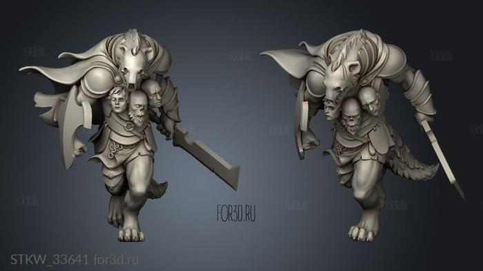 Gnolls Gnoll stl model for CNC