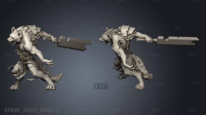Gnolls Gnoll stl model for CNC