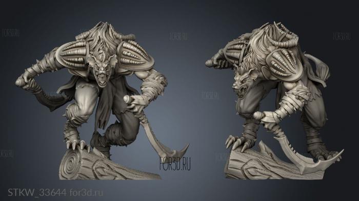 Gnolls Gnoll Berserk stl model for CNC