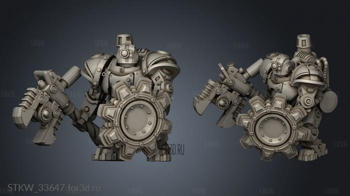 Gnomebot CIA stl model for CNC