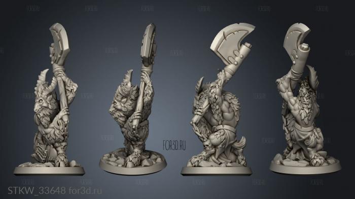 goat Man stl model for CNC