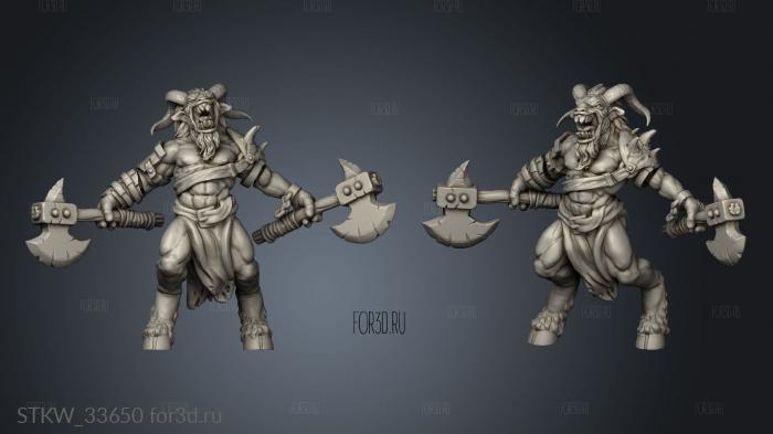 Goatmen Goatman stl model for CNC