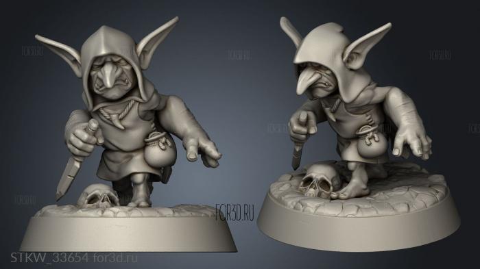 Goblin stl model for CNC