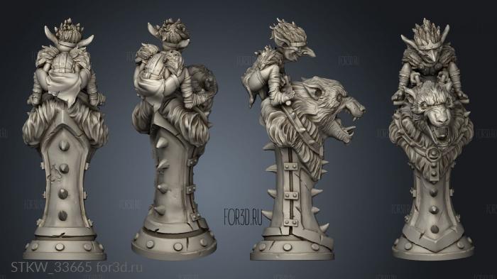 Goblin Chess Chess FIDE Schalke Oldies Knight Rider stl model for CNC