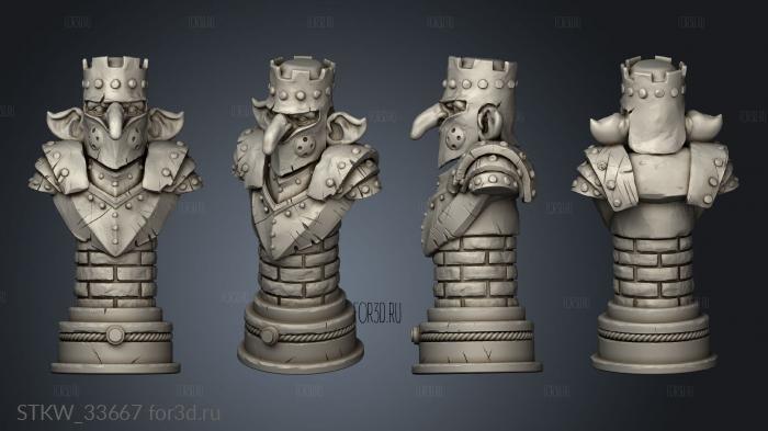 Goblin Chess Oldies Rock Se stl model for CNC