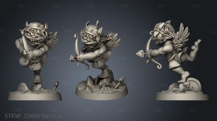 Goblin Cupid ch stl model for CNC