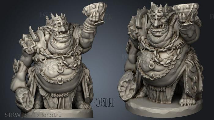 Goblin King stl model for CNC