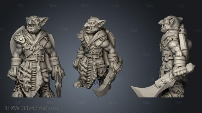 Goblin Pawn 3d stl модель для ЧПУ