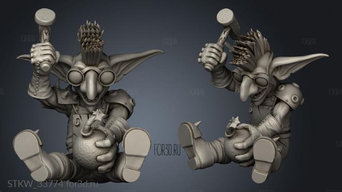 Goblin Scrappers stl model for CNC