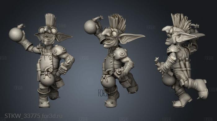 Goblin Scrappers stl model for CNC