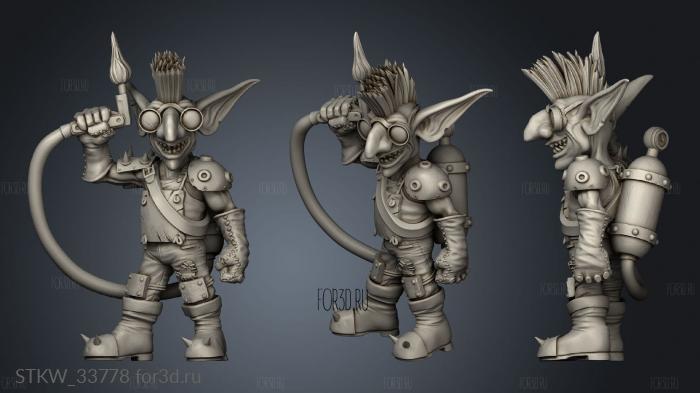 Goblin Scrappers stl model for CNC