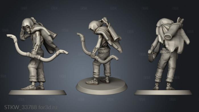 goblin skeleton ranger 3d stl модель для ЧПУ