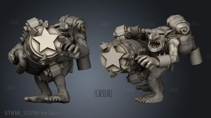 Goblin Sneaky Broozers Goblins 3d stl модель для ЧПУ