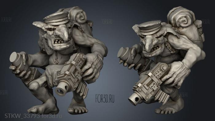 Goblin Sneaky Broozers Goblins 3d stl модель для ЧПУ