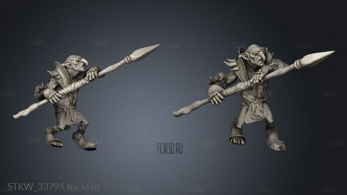 Goblin Spean stl model for CNC