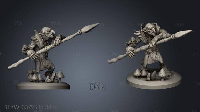 Goblin Spean Base stl model for CNC