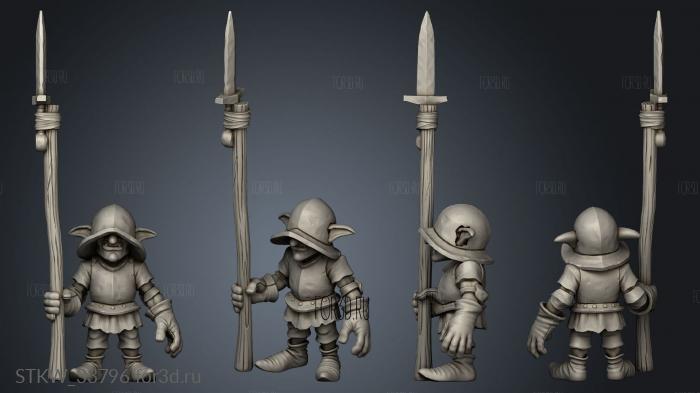 Goblin Spear 3d stl модель для ЧПУ