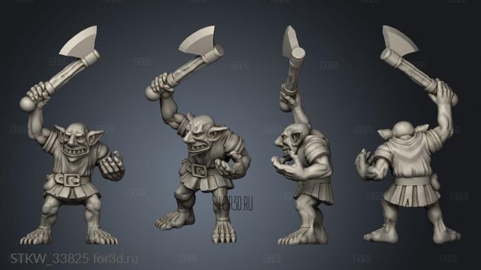 goblins stl model for CNC