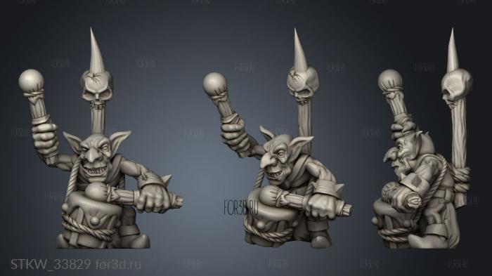 Goblins stl model for CNC