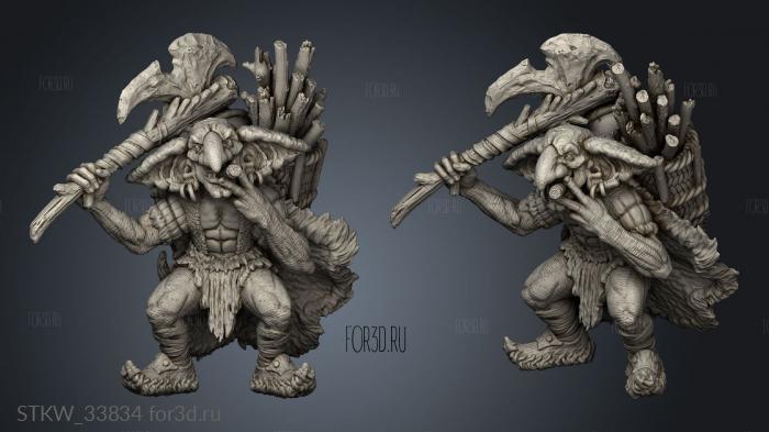 Goblins Axe 3d stl модель для ЧПУ