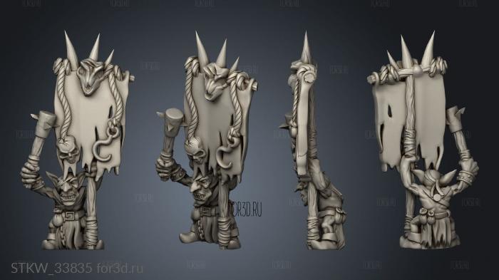 Goblins stl model for CNC