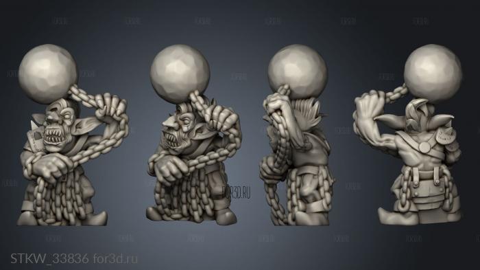 Goblins stl model for CNC