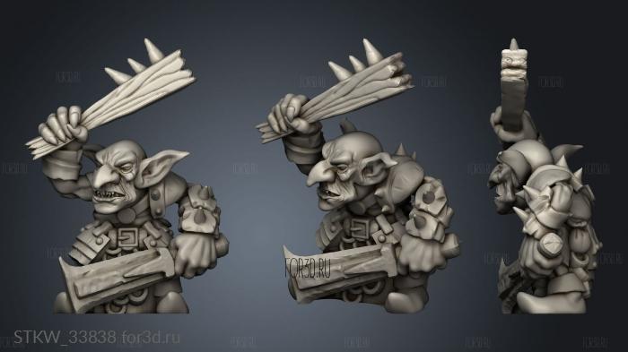 Goblins stl model for CNC