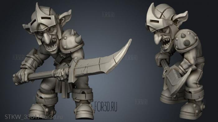 Goblins Glaive 3d stl модель для ЧПУ