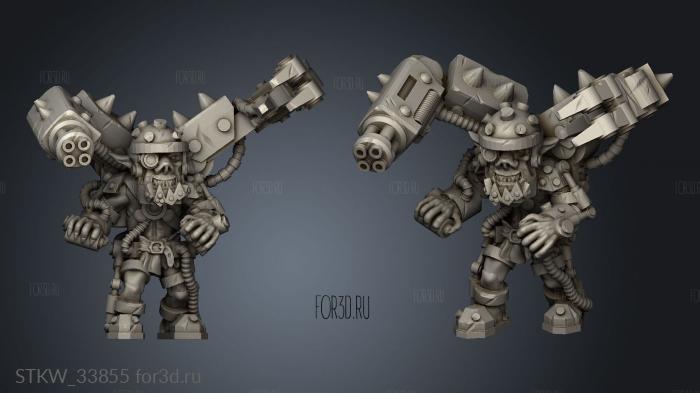 Goblins mech stl model for CNC