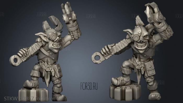 Goblins mech stl model for CNC