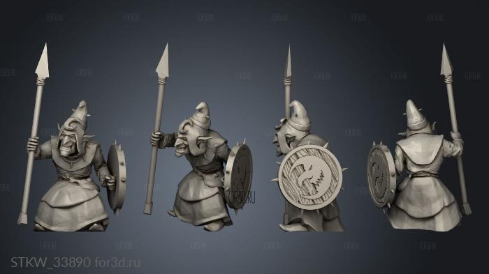 goblins Spear 3d stl модель для ЧПУ