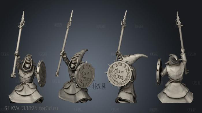 goblins Spear stl model for CNC