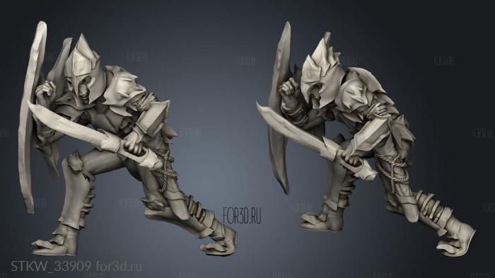 Goblins swords stl model for CNC