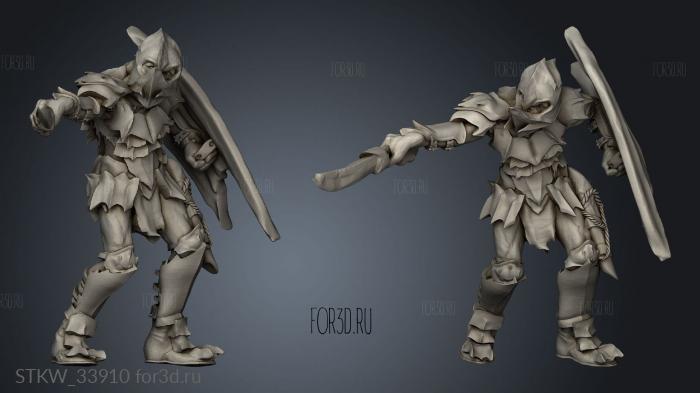 Goblins swords stl model for CNC