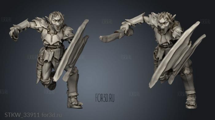 Goblins swords stl model for CNC