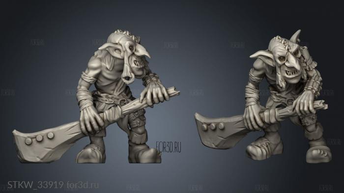 Goblins stl model for CNC