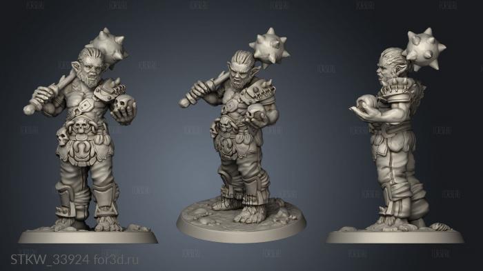 Gobo Bugbear stl model for CNC