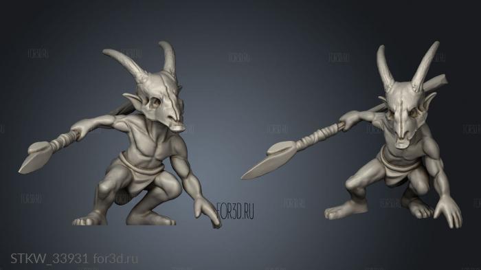 Gobo Goblin Skullface 3d stl модель для ЧПУ