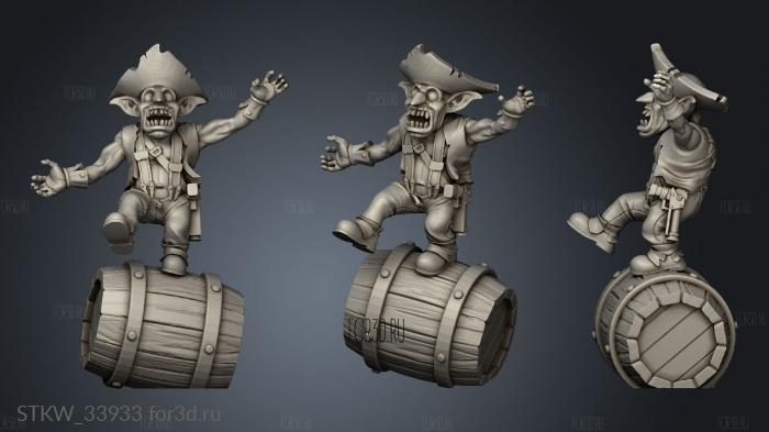 Gobs Pirates Acrobat stl model for CNC