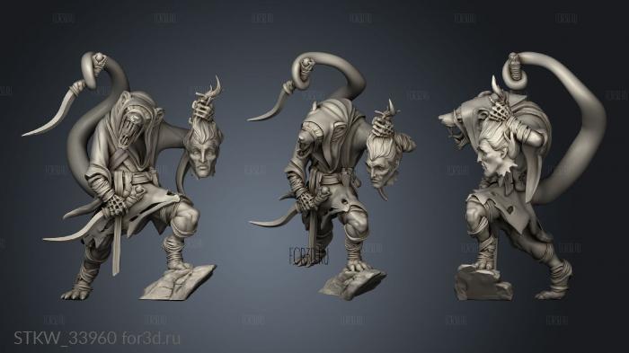 Egypt Ratmen Tomb Raiders stl model for CNC