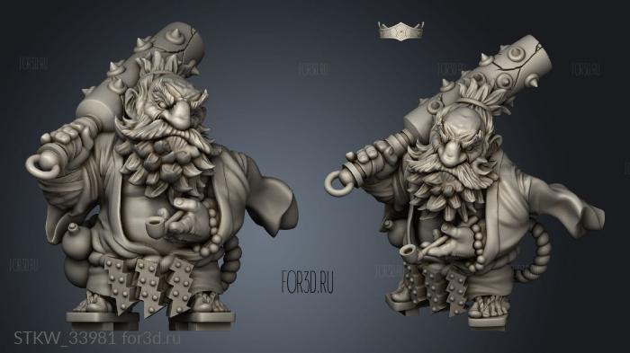 Goiko Demon Hunter stl model for CNC