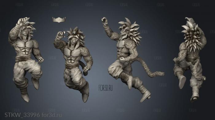 Goku SSJ Brazo 3d stl модель для ЧПУ