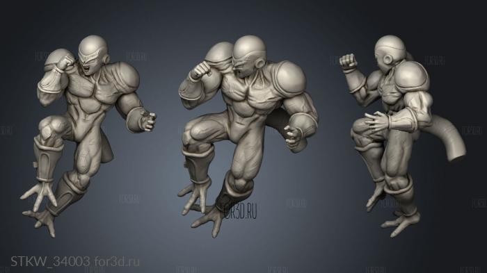 Goku Vs zerg Brazo stl model for CNC