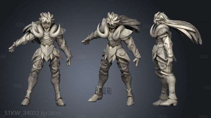 Gold Saints Shion Espectro 3d stl модель для ЧПУ