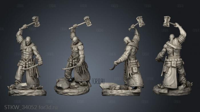 Goliaths Blacksmith tattoo 3d stl модель для ЧПУ