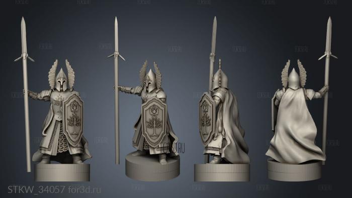 Gondor stl model for CNC